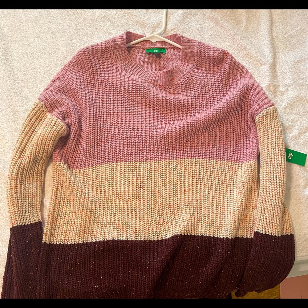 Dip Tri-Tone Sweater